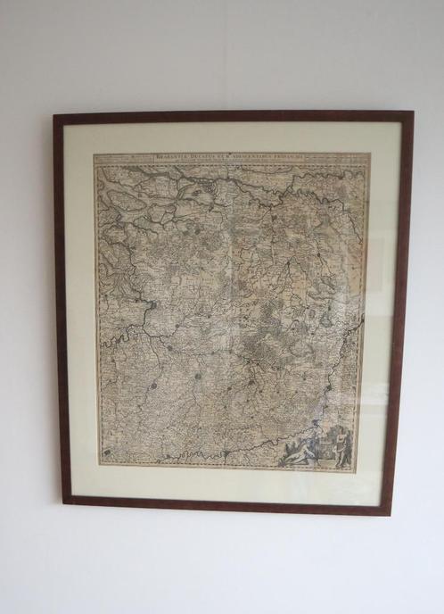 Kaart Hertogdam Brabant 1694 Nicolaes Visscher (1649-1702), Antiek en Kunst, Kunst | Etsen en Gravures, Ophalen of Verzenden