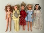 Vintage fleur barbie poppen set 5 stuks jaren 70-80 zie foto, Verzamelen, Poppen, Ophalen of Verzenden, Gebruikt, Pop
