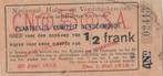 Notgeld 1/2 frank Dendermonde 1916, Postzegels en Munten, Verzenden, België, Los biljet