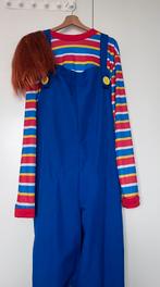 Chucky kostuum met pruik, Carnaval, Maat 48/50 (M), Ophalen of Verzenden, Zo goed als nieuw