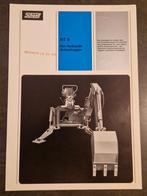 Schaeff HT 6 Hydraulik-Anbaubagger Brochure - 1973, 1960 tot 1980, Gebruikt, Ophalen of Verzenden, 12 inch