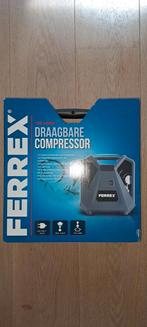 Ferrex draagbare compressor 180L/min 8 bar, Ophalen, Zo goed als nieuw