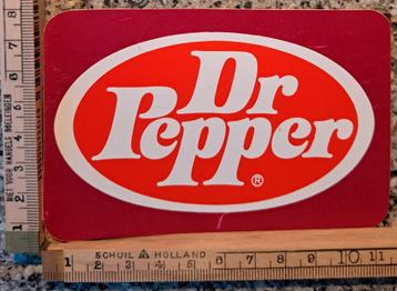 Vintage sticker Dr.Pepper logo merk frisdrank  beschikbaar voor biedingen
