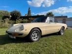 Alfa Romeo 2000 2.0 Spider Veloce 1977 Wit, Auto's, Cabriolet, Wit, Origineel Nederlands, Handgeschakeld
