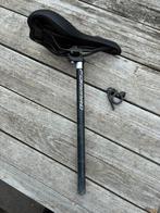 BMX lange zadelpen 22,2mm met uitrijzadel en klem, Fietsen en Brommers, Ophalen of Verzenden, Gebruikt, Aluminium