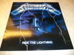 lp  Metallica – Ride The Lightning, Cd's en Dvd's, Vinyl | Hardrock en Metal, Ophalen of Verzenden, Zo goed als nieuw