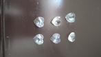 swarovski hartjes 6 stuks, Ophalen of Verzenden, Zo goed als nieuw, Huisaccessoire