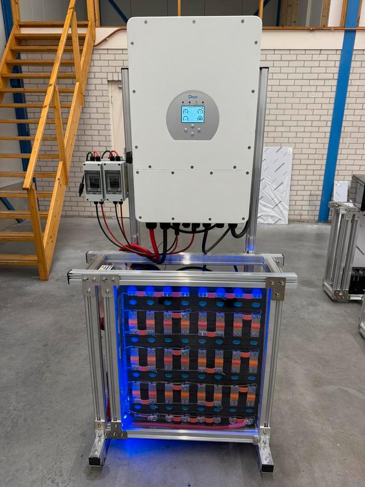 32kw thuis accu met 12kw 3fase 230/400volt inverter, Auto-onderdelen, Accu's en Toebehoren, Ophalen