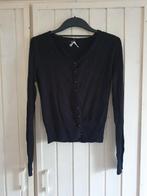 Basic simpel zwart vestje cardigan maat 36 s h&m, Ophalen of Verzenden, Zo goed als nieuw, Maat 36 (S), Zwart