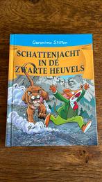 Geronimo Stilton - Schattenjacht in de zwarte heuvels NIEUW, Nieuw, Ophalen of Verzenden, Fictie algemeen