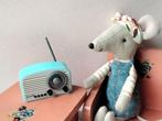 Vintage stijl jaren '50 radio poppenhuis muizenhuis, Verzamelen, Poppenhuizen en Toebehoren, Verzenden, Nieuw, Gebruiksvoorwerp