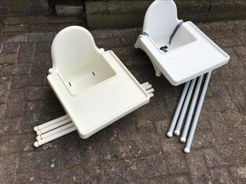 2x kinderstoeltje met blad, IKEA beschikbaar voor biedingen