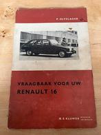 Vraagbaak Renault 16 vanaf 1966, Ophalen of Verzenden