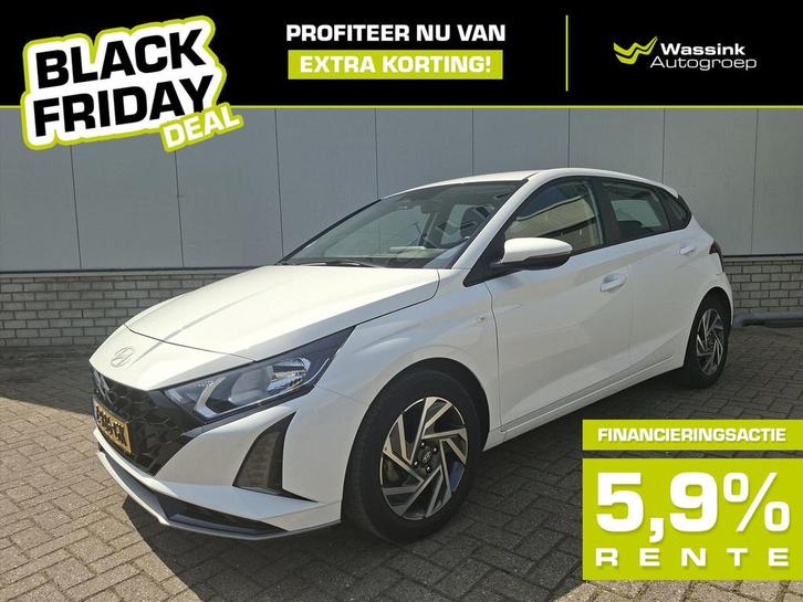 Hyundai i20 BLACK FRIDAY DEAL 1.0 T-GDI MHEV 100pk DCT Autom, Auto's, Hyundai, Bedrijf, Te koop, i20, ABS, Achteruitrijcamera