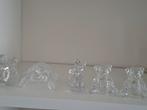 Kristallen beeldjes - 6 stuks, Antiek en Kunst, Antiek | Glas en Kristal, Ophalen of Verzenden