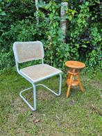 Webbing stoel cesca vintage retro wit, Ophalen, Gebruikt, Wit, Eén