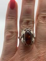 V947 Prachtige zilveren Fischland ring maat 19, Sieraden, Tassen en Uiterlijk, Antieke sieraden, Ophalen of Verzenden, Zilver
