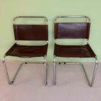 Eetkamer stoelen Mart Stam/Marcel Breuer set van 4, Vier, Gebruikt, Metaal, Mid Century vintage