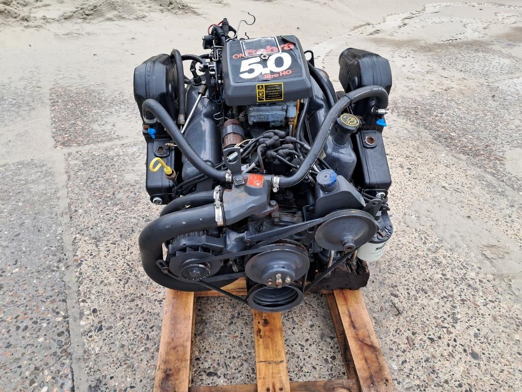 Zeer nette omc cobra 5l v8 met dashboard en nieuwe uitlaten!, Watersport en Boten, Buiten- en Binnenboordmotoren, Gebruikt, Benzine