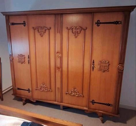 Kei gave vintage kast hang en leg, Antiek en Kunst, Antiek | Meubels | Kasten, Ophalen
