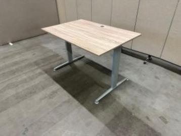 Aspa instelbaar bureau met knop en kabelgoot 120x80cm, 24st - afbeelding 3