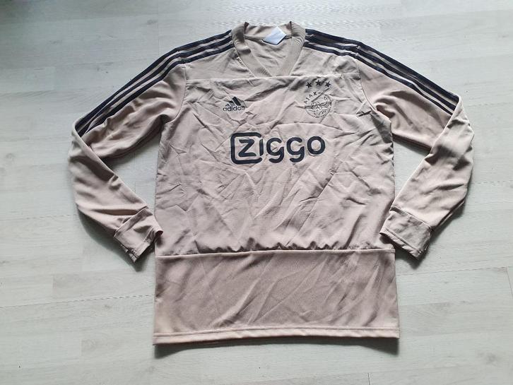 Ajax Training Sweater! Seizoen 18/19! Sponsor! Mt M!, Kleding | Heren, Sportkleding, Zo goed als nieuw, Voetbal, Rood, Ophalen of Verzenden