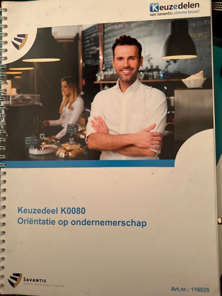 Keuzedeel K0080 Oriëntatie op Ondernemerschap, Boeken, Studieboeken en Cursussen, Ophalen, Zo goed als nieuw, MBO
