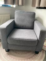GRATIS Grijze fauteuil, Huis en Inrichting, Fauteuils, Ophalen, Gebruikt, Stof, 75 tot 100 cm
