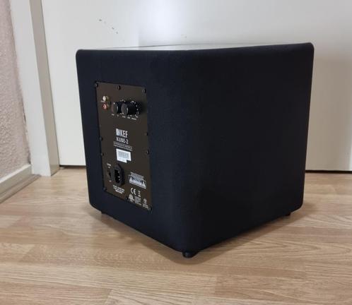 KEF Kube 2 subwoofer, Audio, Tv en Foto, Luidsprekers, Zo goed als nieuw, Subwoofer, 120 watt of meer, Overige merken, Ophalen of Verzenden