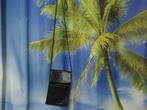 vintage american airlines leren crossbody tas pasport id, Overige merken, Gebruikt, Zwart, Ophalen of Verzenden