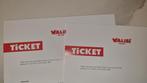 2 tickets Walibi 15, 16, 20, 21 of 22 oktober 2025, Tickets en Kaartjes, Twee personen, Overige soorten, Overige typen