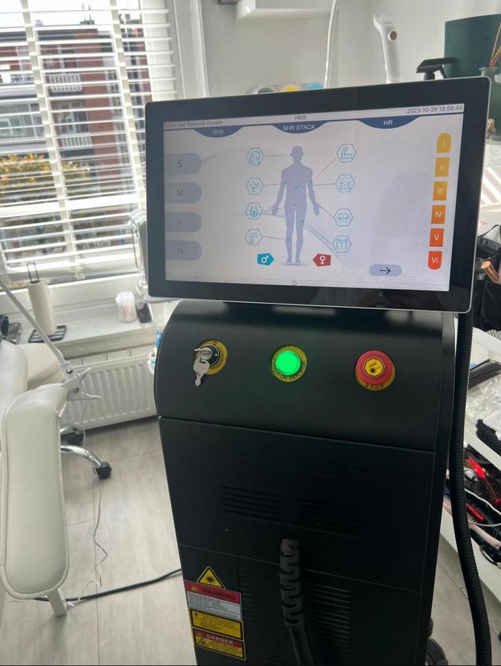 Diode ice tripe wave laser, Witgoed en Apparatuur, Persoonlijke-verzorgingsapparatuur, Zo goed als nieuw, Scheren en Epileren