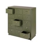 IJzer Vintage Ladekast Industriële Stalen Retro Refurbished, Huis en Inrichting, Kasten | Ladekasten, Info@dehanzeherten.nl, De Hanze Herten BV