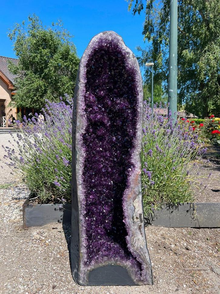 Amethist Geode (2) 80 kg, top kwaliteit! Dus grijp je kans!, Verzamelen, Mineralen en Fossielen, Mineraal, Ophalen of Verzenden