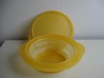 Tupperware mini max bord met deksel, Huis en Inrichting, Keuken | Tupperware, Ophalen of Verzenden, Geel, Overige typen