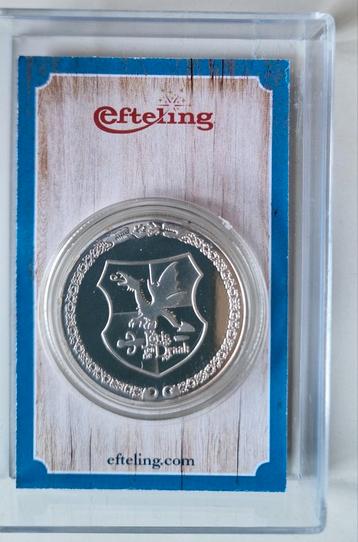 Zilveren munt van de efteling. beschikbaar voor biedingen