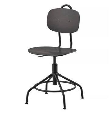 2 ikea kullaberg bureau stoelen zwart in goede staat beschikbaar voor biedingen