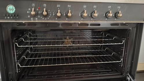 M-SYSTEM Gasfornuis met 6 Pitten en Oven, Witgoed en Apparatuur, Fornuizen, Gebruikt, Vrijstaand, Gas, 5 kookzones of meer, 90 tot 95 cm