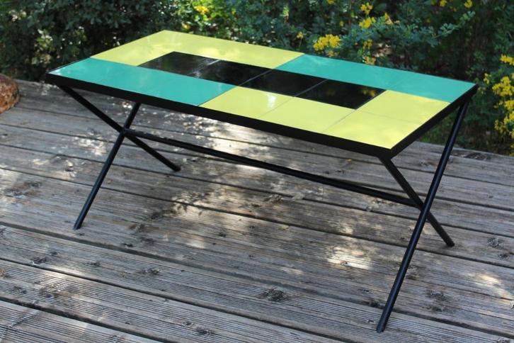 Brocante - Vintage salontafel, jaren ‘50!, Verzamelen, Retro, Huis en Inrichting, Ophalen