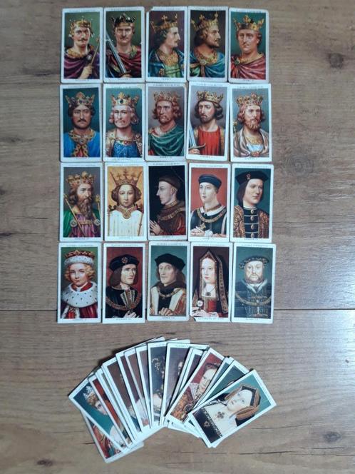 Sigarettenkaarten - Kings & Queens of England - John Player, Verzamelen, Ansichtkaarten | Themakaarten, Ongelopen, 1920 tot 1940