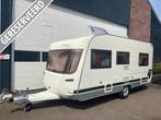 Chateau Cantara 450 CT + voortent + luifel, Caravans en Kamperen, Caravans, Hordeur, Dwarsbed, Bedrijf, 1000 - 1250 kg