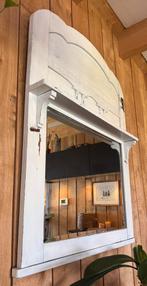 Antieke, zware spiegel, Ophalen, Ovaal, 50 tot 100 cm, Minder dan 100 cm