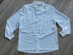 Vintage Kanten Witte Blouse Met Details Mt. 40/42, Ophalen of Verzenden, Zo goed als nieuw, Wit
