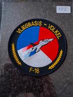 Unieke Patch Vliegbasis Volkel F-16, Verzamelen, Luchtvaart en Vliegtuigspotten, Ophalen of Verzenden, Nieuw, Patch, Badge of Embleem