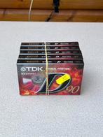 TDK D90, Cd's en Dvd's, Cassettebandjes, Ophalen of Verzenden, Overige genres, 2 t/m 25 bandjes