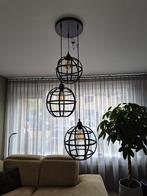 Industriële Lampen, Huis en Inrichting, Lampen | Hanglampen, Ophalen, Zo goed als nieuw, Metaal, Minder dan 50 cm