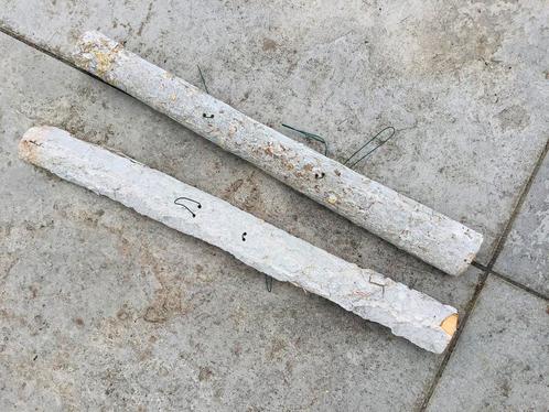 2 rechte half holle berkentakken (?), lengte 50cm, Huis en Inrichting, Woonaccessoires | Droogbloemen, Zo goed als nieuw, Ophalen of Verzenden