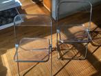 2x Vintage Plia Castelli vouwstoelen Giancarlo Peritti, Huis en Inrichting, Stoelen, Ophalen, Gebruikt, Vintage dezign seventies jaren'70