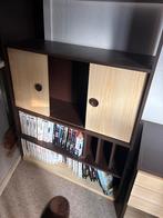 Houten kast met schuifdeuren, Ophalen, Met plank(en), Minder dan 50 cm, Gebruikt