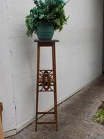 Plantentafel tafel piedestal hoog model art deco jugendstil, Ophalen, Gebruikt